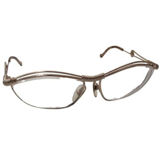 Christian Lacroix 7386 40 Silver‎ Metal Tortoise 57/14-125 Austria Frames Only - Picture 2 of 8